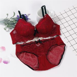 BRAS SETLER LINGERIE Yastıklı Japon Moda Pembe Sütyen ve Panty Set Kadın Seksi Set Seksi Dantel Sınırlar Set 230426