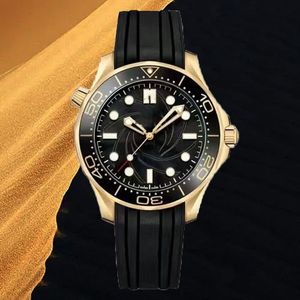 Sea Business Watch Otomatik Mekanik İnsan Kol saati Erkek Saatler Asya 2813 Lüks Kol saatleri Aydınlık Safir AAA Sınıf Kauçuk Band Montre Relojs Hombre