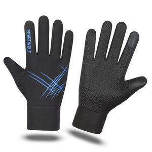 Горячие зимние перчатки для мужчин и женщин, теплые перчатки с сенсорным экраном для езды на велосипеде, вождения мотоцикла, холодные перчатки, ветрозащитные нескользящие женские перчатки