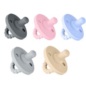 Pacifiers Scalable Sile Newborn Appease Soother Solid Color Baby Ll Into Slee Convenient Nipple 7Yl K2 Drop Delivery Kids Maternity Fe Otrmh