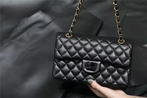Women's Genuine Leather Handbag, High-Quality Original Box Shoulder Wallet with Chain