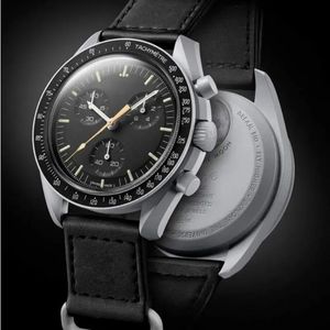 Биокерамика Planet Moon Дизайнерские мужские часы Полнофункциональные наручные часы Кварцевые дизайнерские мужские часы Нейлоновые часы Limited Edition Master