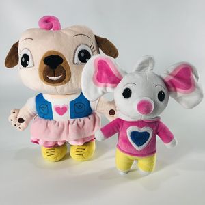 Peluş bebekler çip ve patates oyuncak bebek doldurulmuş hayvan karikatür pug köpek fare oyuncak çocuklar için doğum günü hediyeleri 230427