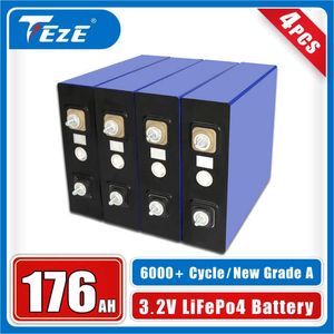 Şarj 176AH LIFEPO4 Pil 4pcs 3.2V lityum demir fosfat pil RV valf EV Yat Golf Sepeti için Forklift Heavy Fr