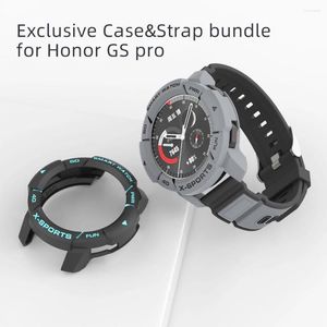 Смотреть группы Sikai Case Brap Bundle для Huawei Honor GS Pro Shell Shell Protector Bracelet Smart Accessories