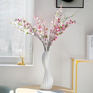Декоративные цветы искусственные цветочные фальшивые персиковые цветы домашний дом свадебный сад декор высококачественный украшение продукт оптом шелк