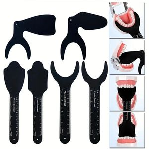 6pcs/set diş kontraster intraoral fotoğraf, diş fotoğraf kontrast kiti, palatal intraoral fotoğraf kiti, diş kliniği için siyah arka plan tahtası, laboratuvar