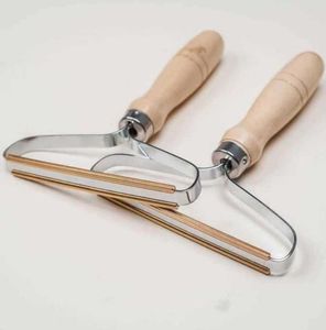 Hair Removal Fabric Shaver Manual Lint Roller Clothes Brush Tools Portable Wooden Lint Remover 06212866705