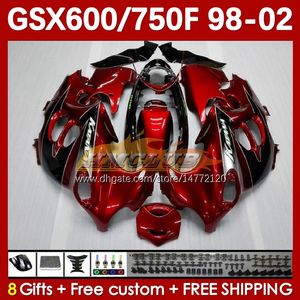 Suzuki Katana GSX600F GSXF600 GSXF750 GSXF 600 750 CC 98 99 00 01 02 169no.21 600cc 750cc GSX750F GSXF-600 GSXF-750F-750 1998 1998 1999 1999 1999 2000 2001 2002 Yangın Yatma Şarap