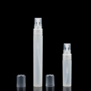 5ml 10ml Buzlu Plastik Atomizer Tüpü Boş Doldurulabilir Mat Koku Parfüm Koku Seyahat İçin Örnek Sprey Şişeler 017oz 034oz XTRPX