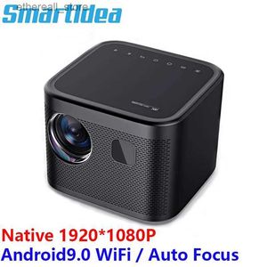 Проекторы SmartIdea с автофокусом Android TV Smart 4K проектор 5G WiFi Bluetooth5.1 Full HD ЖК-дисплей со светодиодной подсветкой 1080P Портативные проекторы Q231128