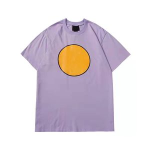 Главная улица Пара футболка мужская футболка многоцветная улыбка логотип свободный подросток для подростка верхний рукав модный футболка в стиле стиль спортивные спортивные одежды мужская одежда