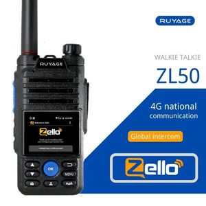 Рация Ruyage ZL50 Zello 4g Радио с SIM-картой Wi-Fi Bluetooth Профессиональная мощная двусторонняя радиосвязь дальнего действия 100 км 231128