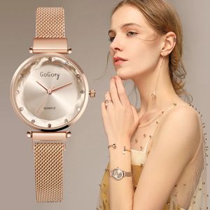 Kadın Saatler Moda Kadınlar Saati Gogoey Marka İzler Kadın Bayanlar Günlük Elbise Kadın Saat Kuvars Bilek saati Montre Femme Reloj Mujer 231128