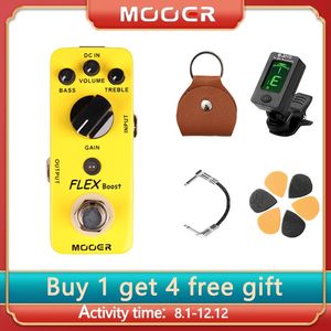 Mooer Flex Boost Guitar Effect Peda Extremely Wide Gain Range Separately Overload Effect Pedal Guitar Accessories