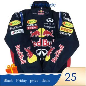 AF1 F1 Formula One Racing Ceket Sonbahar ve Kış Tam İşlemeli Logo Pamuk Giyim Spot Satışları 398