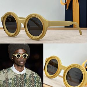 Men Fashion Show New Super Vision Round Runway Sunglasses Нейлоновая резиновая рамка улица на открытом воздухе в стиле отдыха Z2501