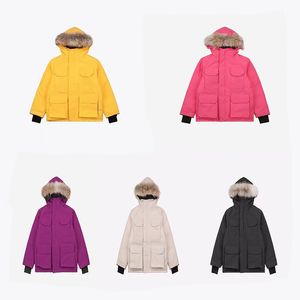 Marka Tasarımcısı 08 Stil Çocukların Yüksek Kaliteli Down Ceket Moda Dış Mekan Dearsure Ebeveyn-Çocuk Kış Sıcak Çocuklarının Sıcak Kazları Parkas