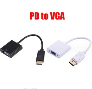 DisplayPort Порт дисплея DP-VGA Адаптерный кабель «папа-мама» Конвертерная линия для ПК, компьютера, ноутбука, HDTV-монитора, проектора с сумкой из полипропилена, новинка