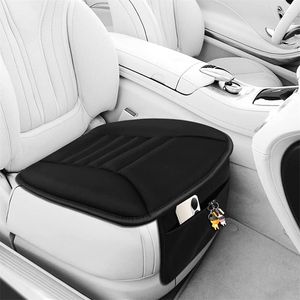 Capas de assento de carro Driver de almofada de borracha não deslizante para veículos Organizador de cadeira de escritório com bolsos de armazenamento