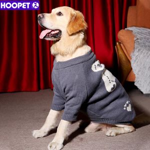 Свитеры Hoopet Bear Theme Sweater для больших собак зимний питочный курт