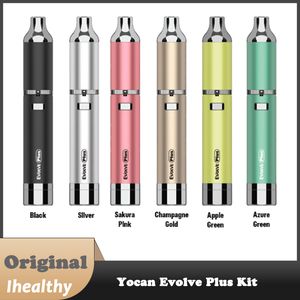 Yocan Evolve Plus Wax Vape Pen Kit Встроенный аккумулятор емкостью 1100 мАч Кварцевая технология с двумя катушками для электронных сигарет с воском и концентратом