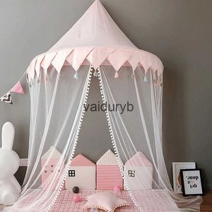 Beşik ağ çocukları teepee çadırları çocuklar oyun evi kale pamuk katlanabilir çadır gölgelik yatak perdesi kız bebek erkek oda dekorasyonVaiduryb