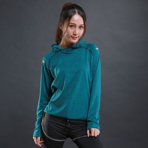 Outdoor TShirts Women Breathable Yoga Shirt Seamless Gym Yoga Crop Top Running Sport Hoodies Fitness Training Shirts Workout Top Casual Gymwear 230428