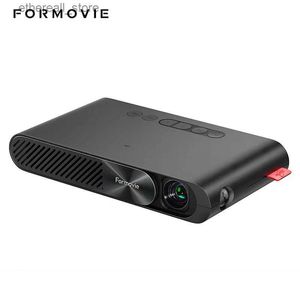 Projektörler Formovie Fengmi P1 Pocket Projektör Global Sinema AB sürümü Mini Taşınabilir 800 ANSI Lümenler Ev Sineması Projektörleri Akıllı Beamer Q231128