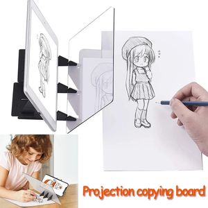 Drawing Painting Supplies Kids Projection Copy Board Projector Tracing Sketch Specular Reflection Dimming Bracket Montessori Toys 231127