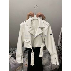 Tasarımcı Kadın Ceketler Kürk Deri Ceket Uzun Kollu Tomurcuk Nakışları Kadınlar İnce Gömlek Lokomotif Ceketler Sıkıntı Üstler Asya Boyutu S-XL