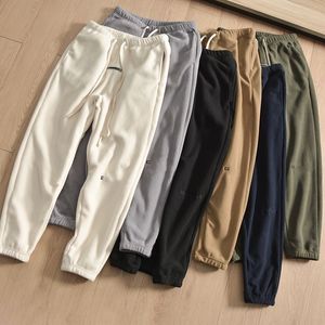 Essentialhoody Erkek Kadın Pantolon Tasarımcı Swearpants Essentialpants Baskı Spor Pantolon High Street Joggers Kuzu Kaşmir Dış Çekimler Kalın Sıcak Pantolon