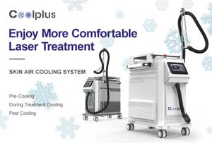 2023 COOLPLUS Sistema di raffreddamento ad aria per la pelle Utilizzare per la macchina laser Zimmer Cryo Therapy Pain Ridurre il dispositivo di raffreddamento per il trattamento laser -40 ° C Macchina di bellezza