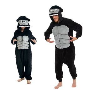 Pijama Goril Kigurumi Fermuar Onesie Bebek Anime Pijamaları Pijama Pijamaları Cosplay Costume Çocuklar Tulum Pijama Homewear 231124