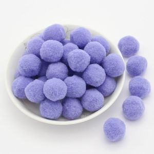 500 adet 25mm/1 inç zanaat pom poms, Noel bulanık pompom puf topları, diy sanatlar için küçük pom pom topları, el sanatları projeleri, Noel ev dekorasyonları