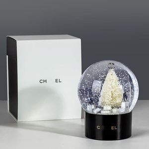 Tasarımcı Yaratıcı Hediye Takı Mektubu Logo Beyaz Noel Ağacı Şeffaf Kristal Top En İyi Arkadaş Kız Arkadaşı Sevgililer Günü Hediye Kar Tanesi Top Hediye Kutusu