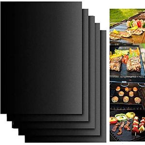 Cooking Utensils Non-stick BBQ Grill Mat 40*33cm Baking Mat BBQ Tools Cooking Grilling Sheet Heat Resistance Easily Cleaned Kitchen Tools dh8764