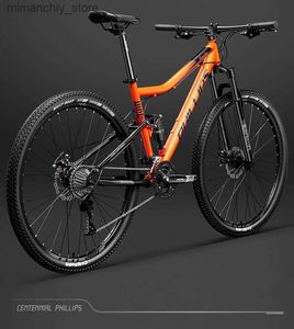 Bisiklet 26 inç 29 inç dağ bisikleti çakıl bisiklet kros yumuşak kuyruk yarışı bisiklet doubu sönümleme dağ bisikleti 33 hız Q231129
