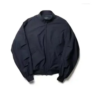 Erkek Ceketler Pier39ss Japon Ciy Boy Rahat Açık Kentsel Fonksiyon Ceket Standı Yaka Koyu Mavi Khaki Uzun Kollu Ceket
