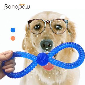 Игрушки Benepaw, прочные интерактивные игрушки для домашних животных для маленьких, средних и больших собак, безопасные для жевания, устойчивые к укусам, чистка зубов, щенок, игра для собак