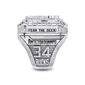 Кольца кластера оптом 2021 Championship Ring Bucks Модные подарки от фанатов и друзей Кожаные сумки Запчасти Аксессуары Drop Deli Dhv1M