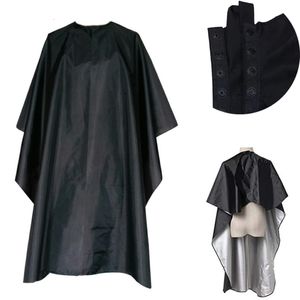 Cutting Cape Hair Pro Salon Hairdressing Penata Rambut Kain Gaun Barber Hitam Waterproof Apron Haircut s 230428