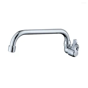 Banyo lavabo musluk mutfak musluk döner tek soğuk su musluklar pirinç duvara monte temizleyici kol deliği musluk