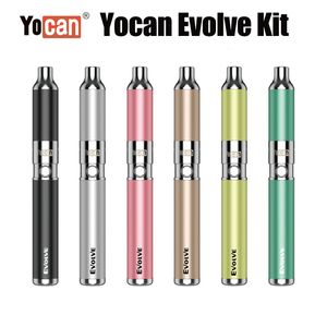 Аутентичный комплект Yocan Evolve, восковой испаритель, кварцевый испаритель с двойной катушкой, Vape Pen, наборы электронных сигарет с запасным QDC Dab, 100% настоящий