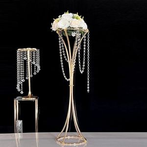 60cm to 100cm)Flower Stand Metal Road Lead Wedding Centerpiece Flowers Rack For Event Party Home Decoration 004