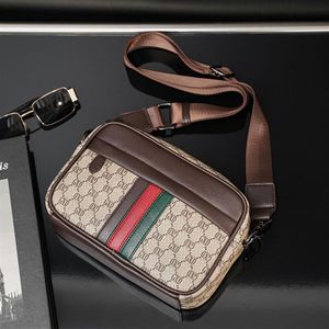 Дизайнерская сумка-мессенджер, мужская мини-деловая мужская маленькая сумка через плечо с клапаном, мужская сумка, кошелек для телефона Trend289S
