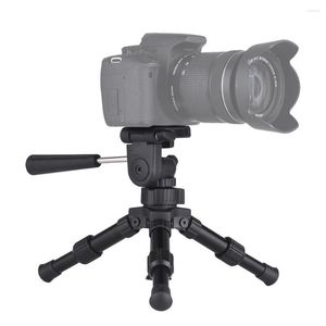 Tripodlar Yiwa Taşınabilir Hafif Katlanır Masa Üstü Tripod Yerleşik Kabarcık Seviyesi Mini R40