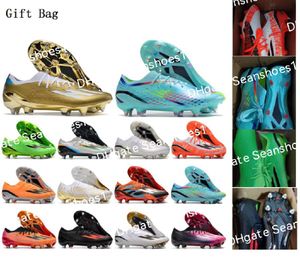 Hediye Çantası Yüksek Top Erkek Futbol Botları X Speedportal.1 SG Firma Yer Kılps Hız Portal Speedportal Dünya Kupası Futbol Ayakkabıları Açık Eğitmenler Botas De Futbol US 6.5-11
