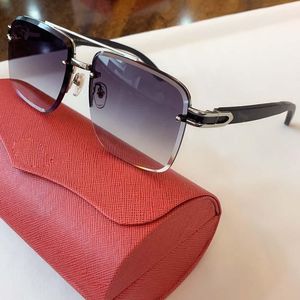 Tasarımcı Erkek Güneş Gözlüğü Bufalo Boynuz Gözlükleri Çerçeve Renk Anti Ultraviyole Mavi Işık Kaplama lens UV400 Göz Koruma Moda Adam Sürüş Tonları Kullanılabilir