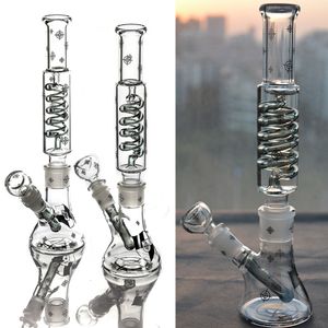 Çıkarılabilir Cam Su Bongs Downstem Perc Cam Bataryalı Su Çipleri Donabilir Bobin Dab Teçhizatları Sigara Boru Harnaklar Buz Yakalayıcı